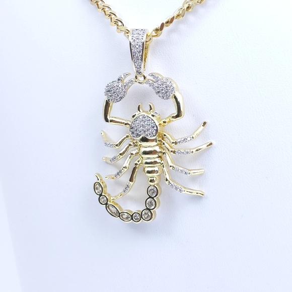 Icy Scorpion Pending + 20" Cuban Chain - Picture 5 of 8